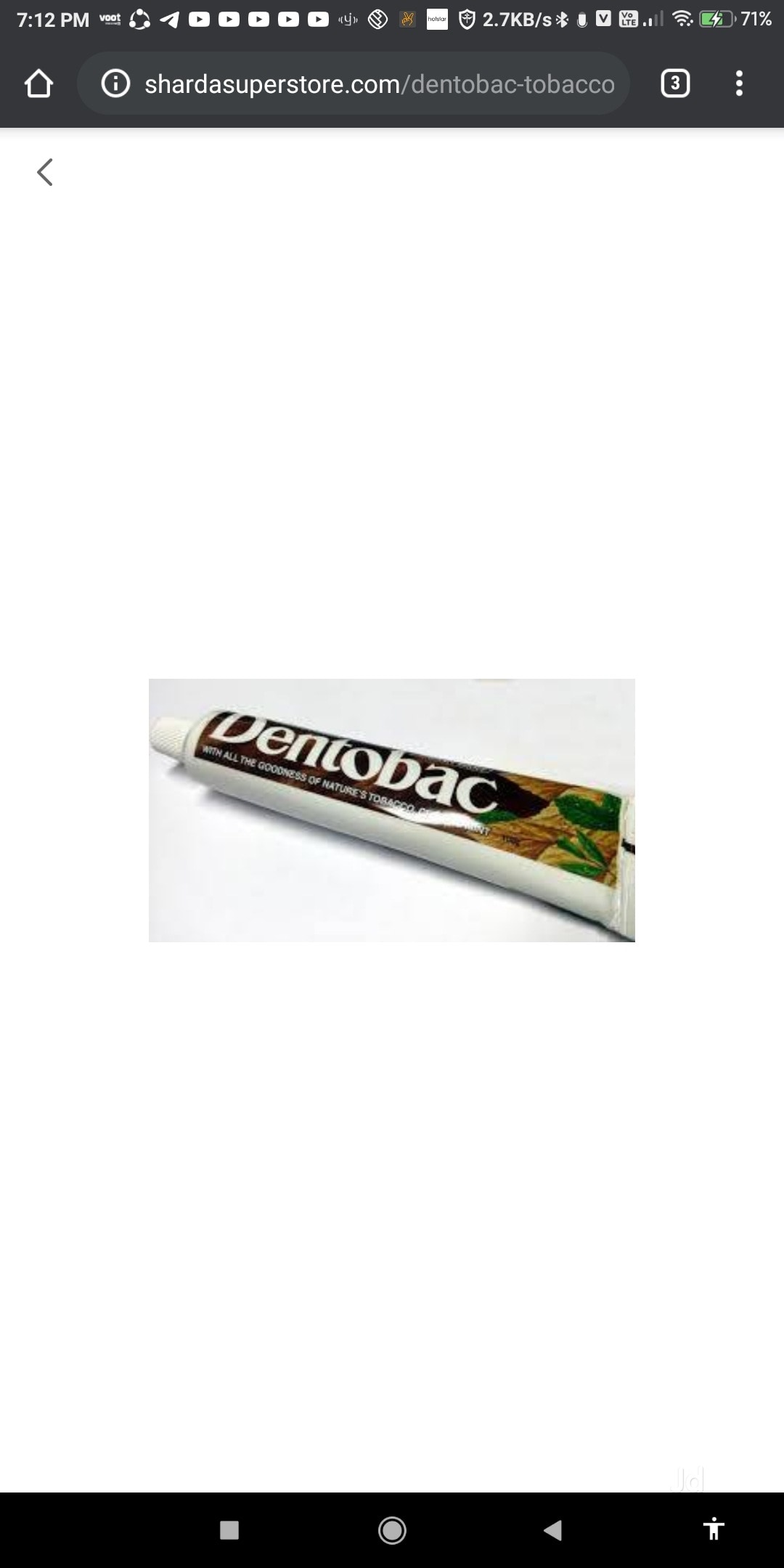 dentobac tobacco toothpaste online Gala Medical in Wagle Industrial Estate-Thane West,Thane - Best Chemists near me in Thane dentobac tobacco toothpaste online Gala Medical in Wagle Industrial Estate-Thane West,Thane - Best Chemists near me in Thane