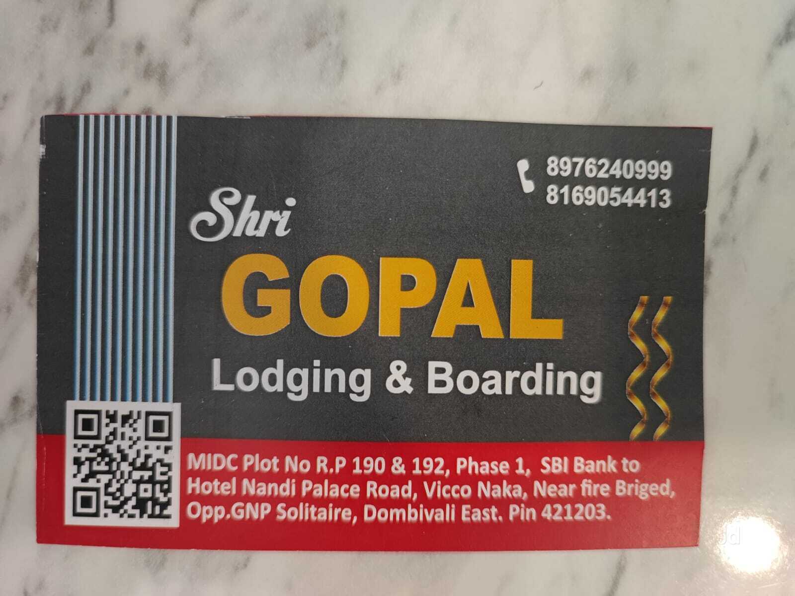 Book Shri Gopal Lodging in Dombivli East,Thane - Best Lodging