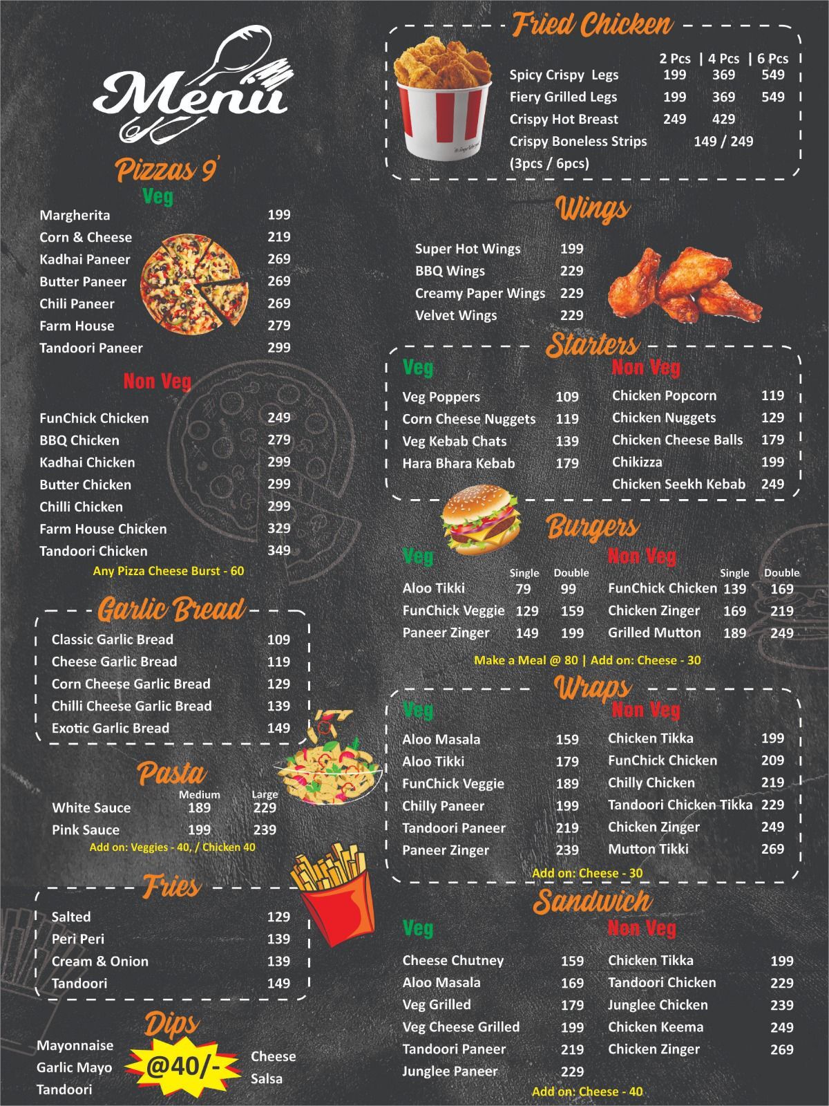 Funchick Fried Chicken in Opposite Hdfc Bank,Mumbai - Order Food Online ...