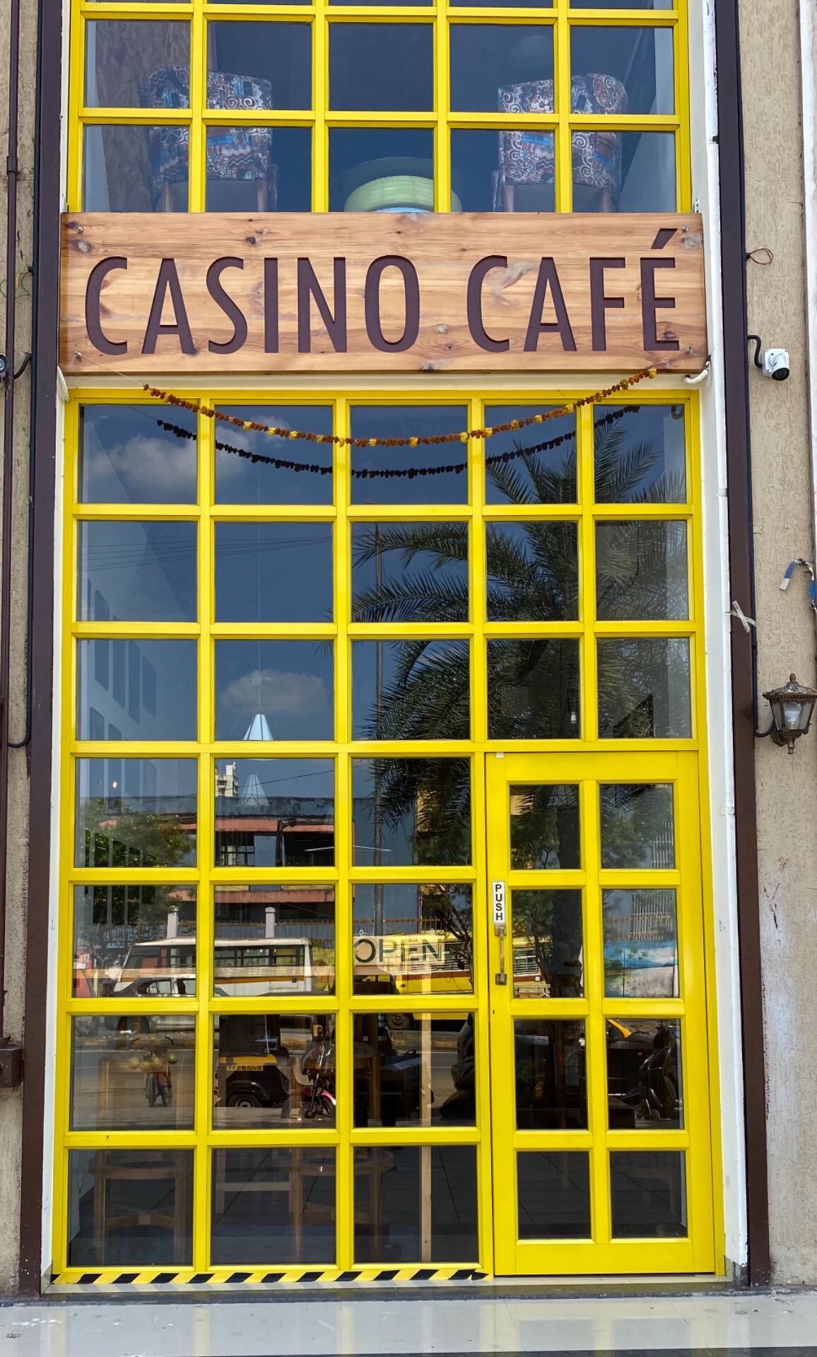 An example of a physical casino cafe interior.