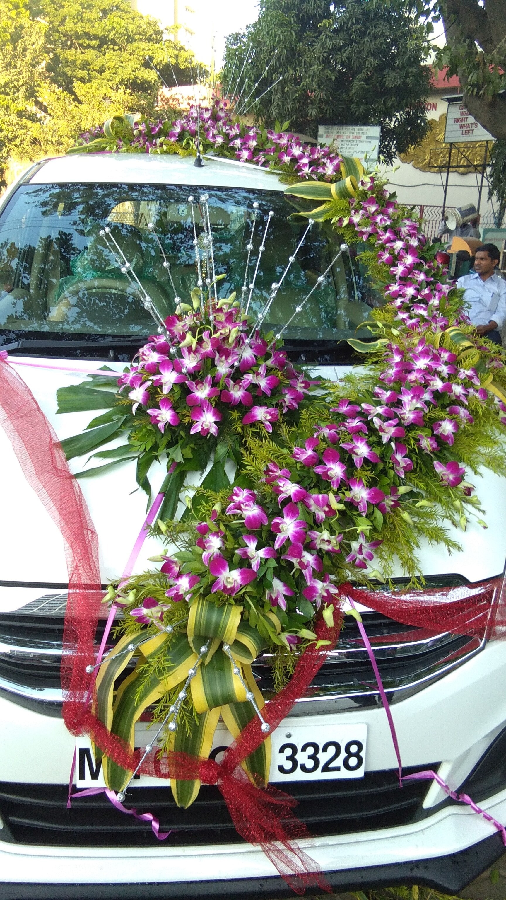 Peacock car decoration cheap