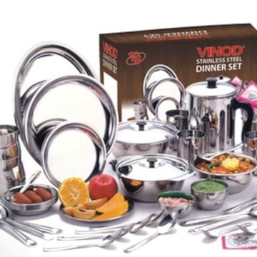 Vinod dinner set 51 pcs price sales