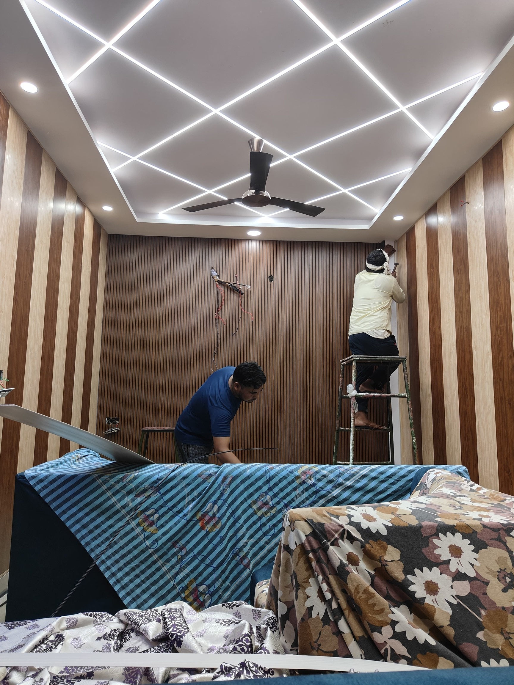 Pvc panel ceiling design for bedroom online