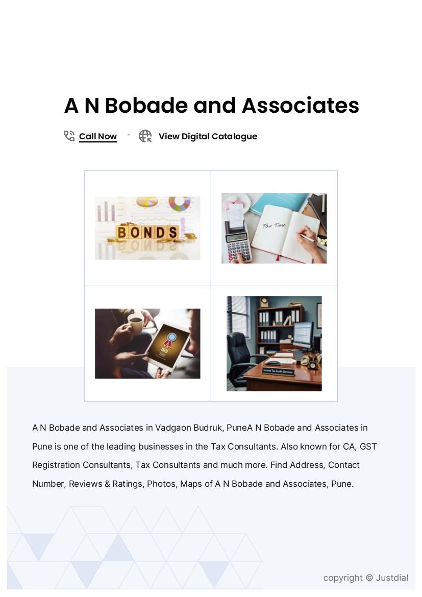 A N Bobade and Associates