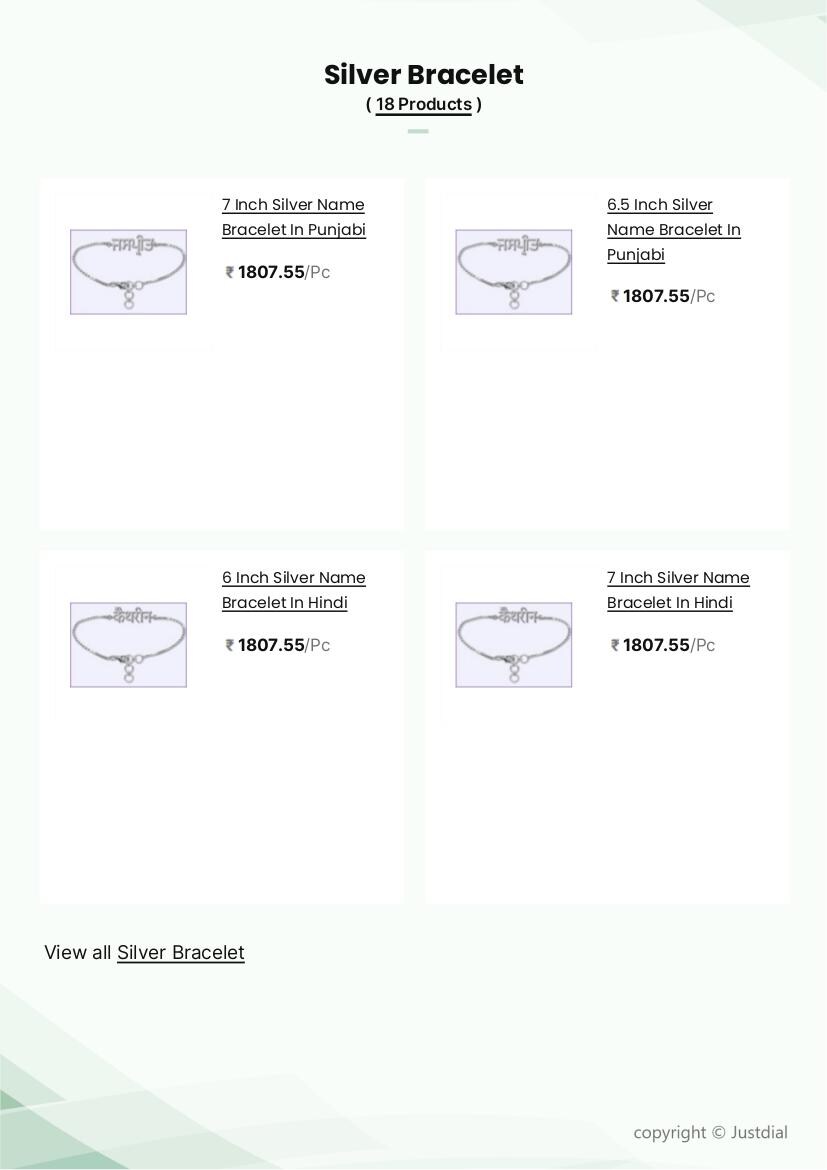 Gold Plated Name Necklace in Arabic calligraphy in Ranchi at