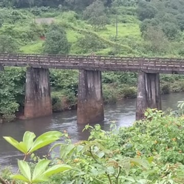 Slide 1 Image of Gulavane Tamhanmala Kapashi River Bridge  Ghude, Ratnagiri