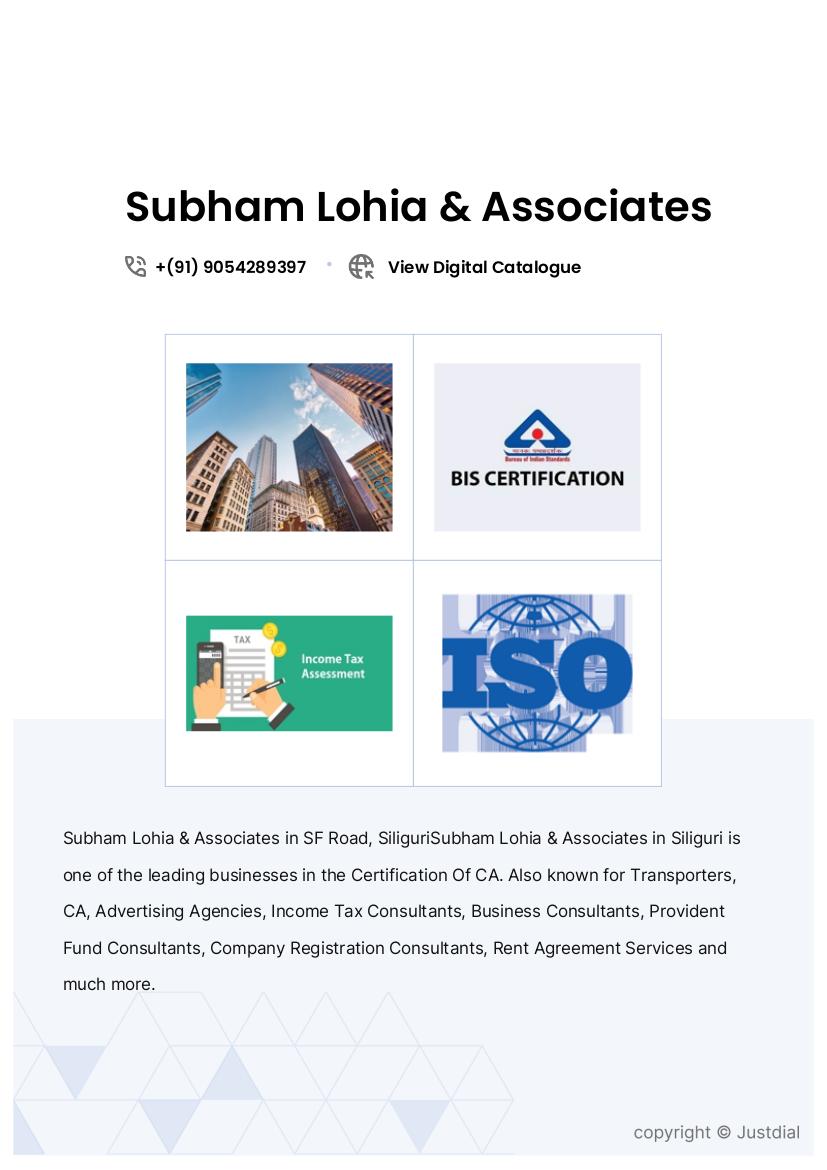 Subham Lohia & Associates