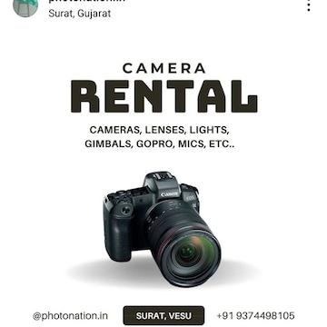 Top Camera Lens On Hire in Surat Best Camera Lens Rental Service Justdial