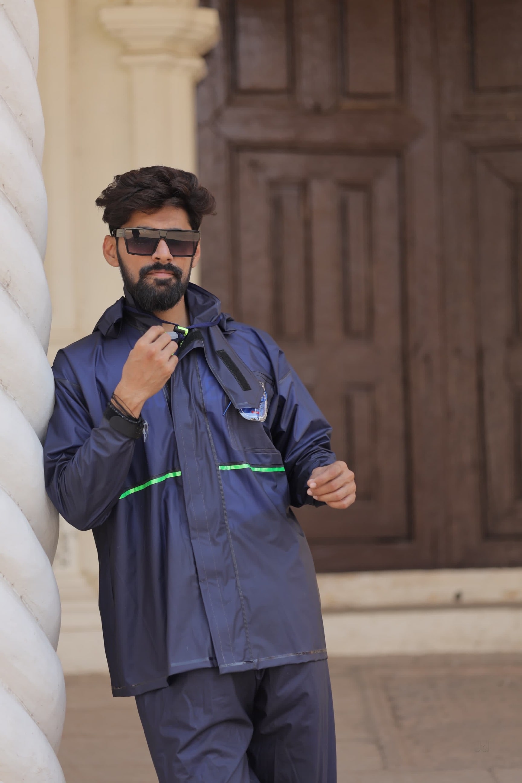 Beard Barber Raincoat Apron SP Milk Raincoat (one-size-fits-all