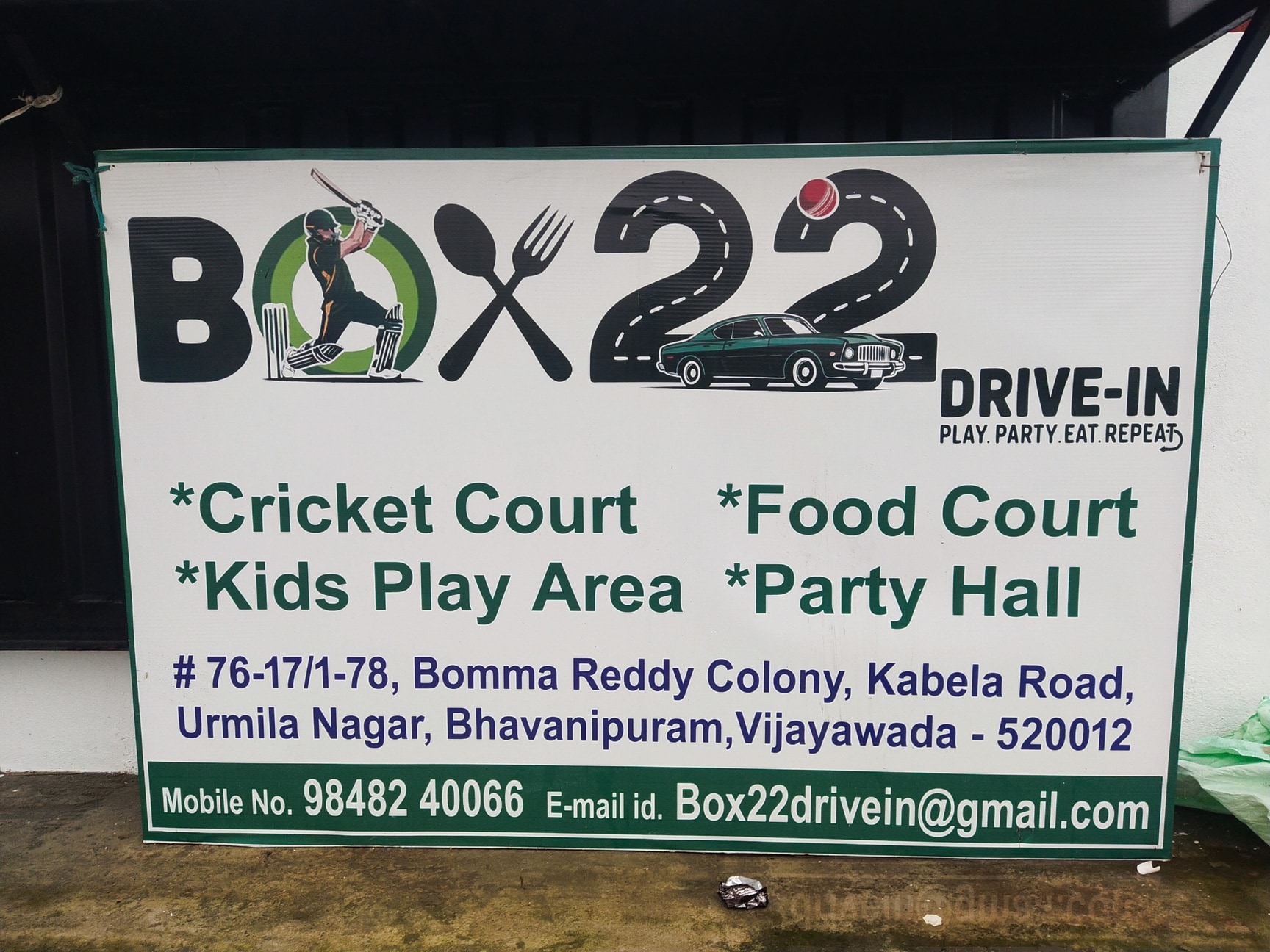 Box22 Drive In in Bhavanipuram,Vijayawada - Best Sports Ground